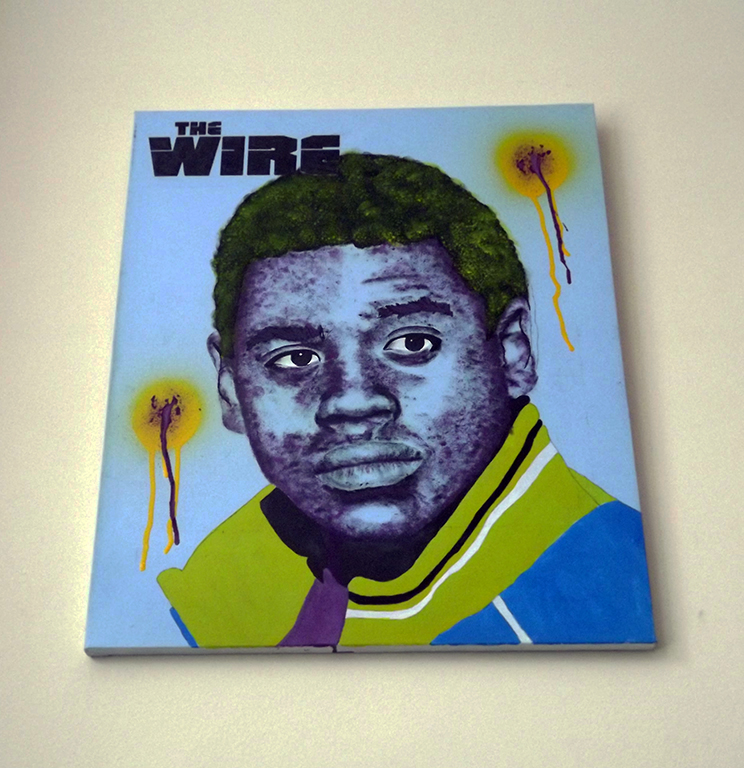 The Wire commission. Painting 5 of 6 - Michael Lee — Ian Salmon - Artist