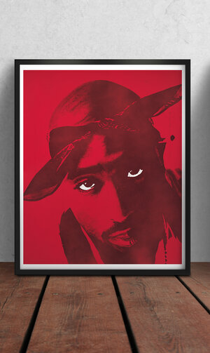 Tupac Shakur - Limited Edition print. 2pac print, Hip Hop print, Tupac  print, Tupac Shakur print — Ian Salmon - Artist