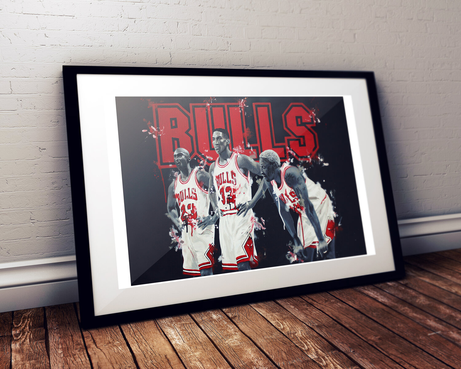 Chicago Bulls Team The Last Dance Series Michael Jordan Scottie Pippen  Denis Rodman Canvas - REVER LAVIE
