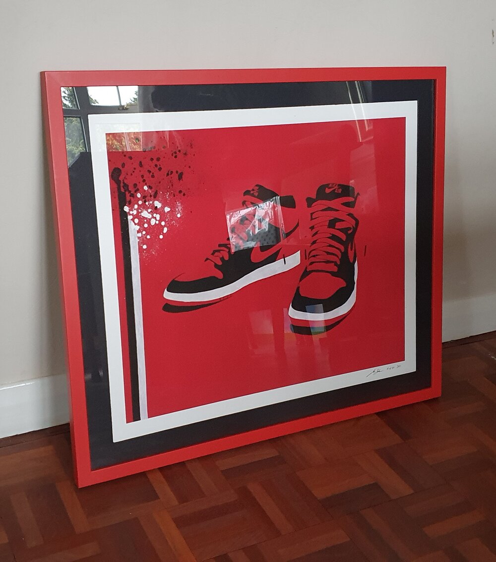 Air Jordan 1 Limited Edition Print. Nike Air Jordan Print 