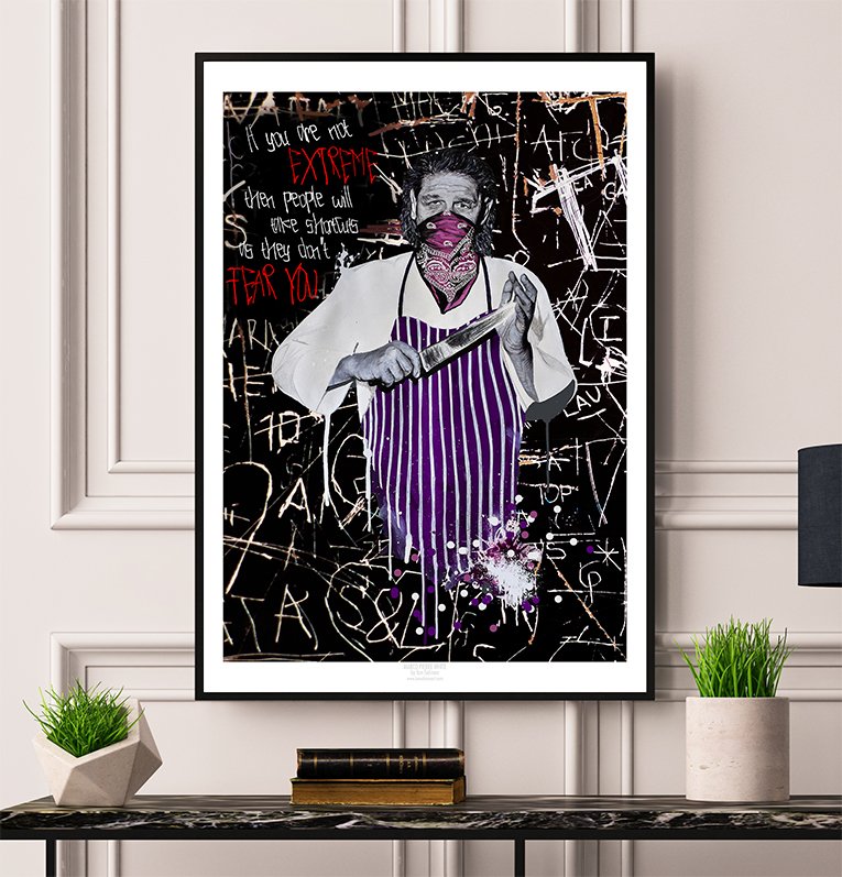 Marco Pierre White - Limited Edition print. Gift for Chef, Marco Pierre ...