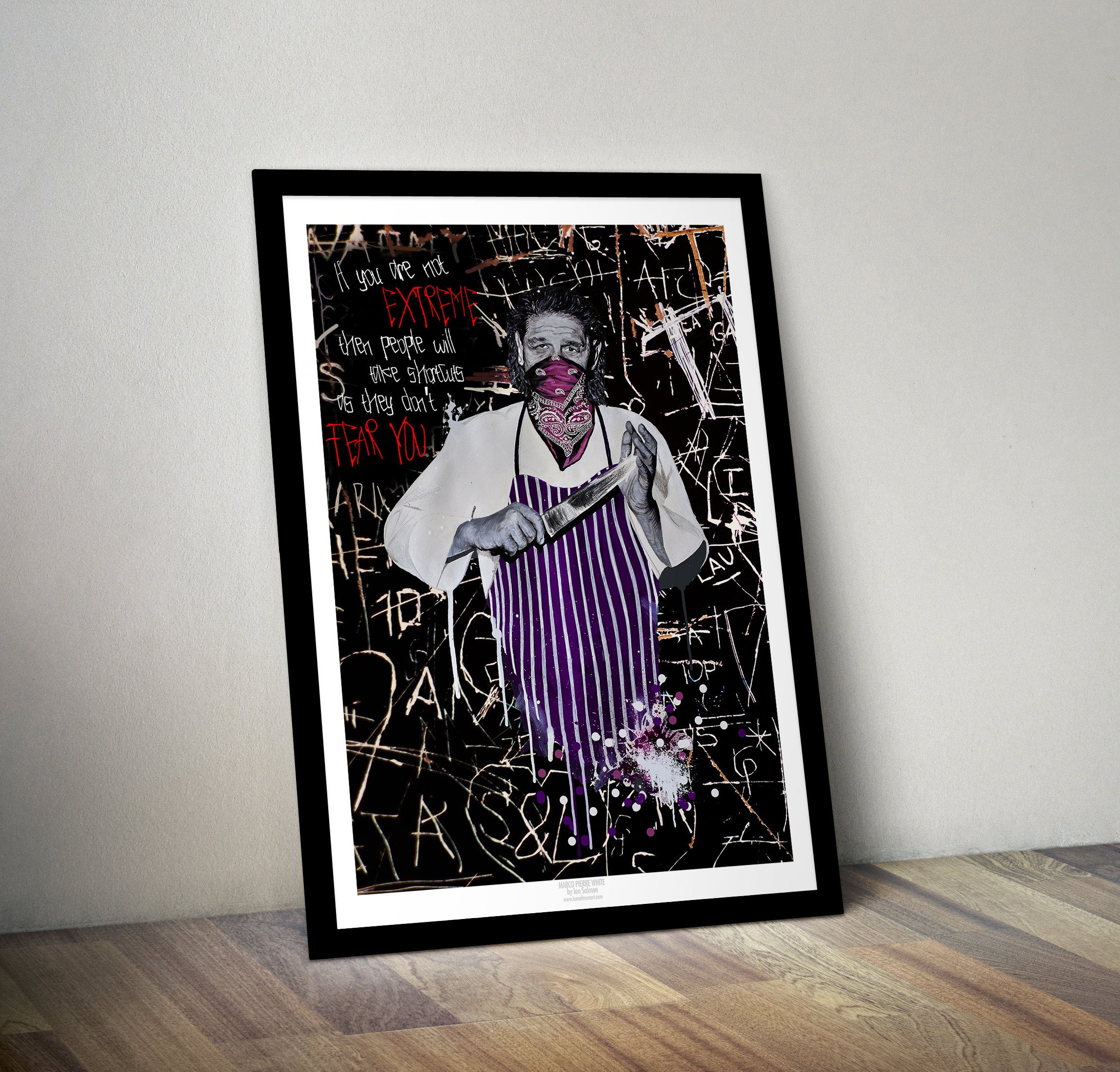 Marco Pierre White - Limited Edition print. Gift for Chef, Marco Pierre ...