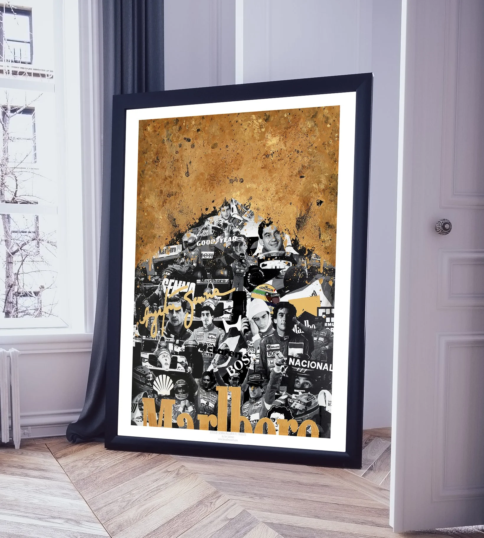 Ayrton Senna McLaren F1 Tribute - Limited Edition print release