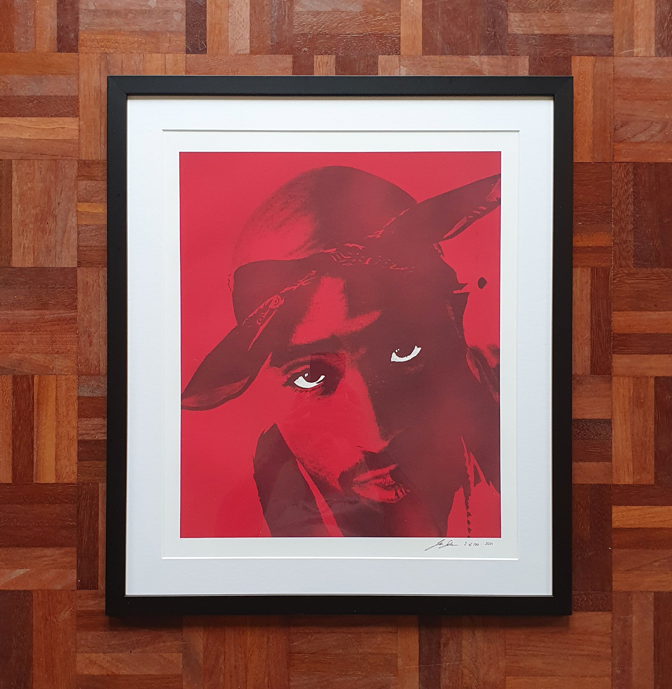 Ian Salmon Art - 2pac Tupac Shakur Pop Art - Limited Edition print