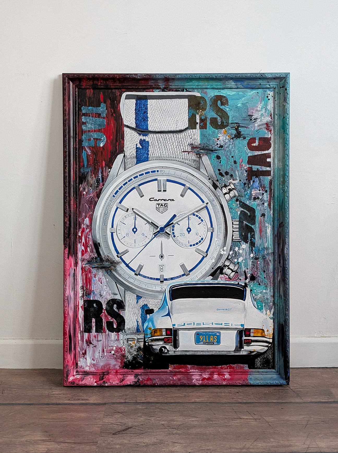 TAG Heuer Carrera x Porsche 911 2.7 RS - Original Painting - Ian Salmon Art