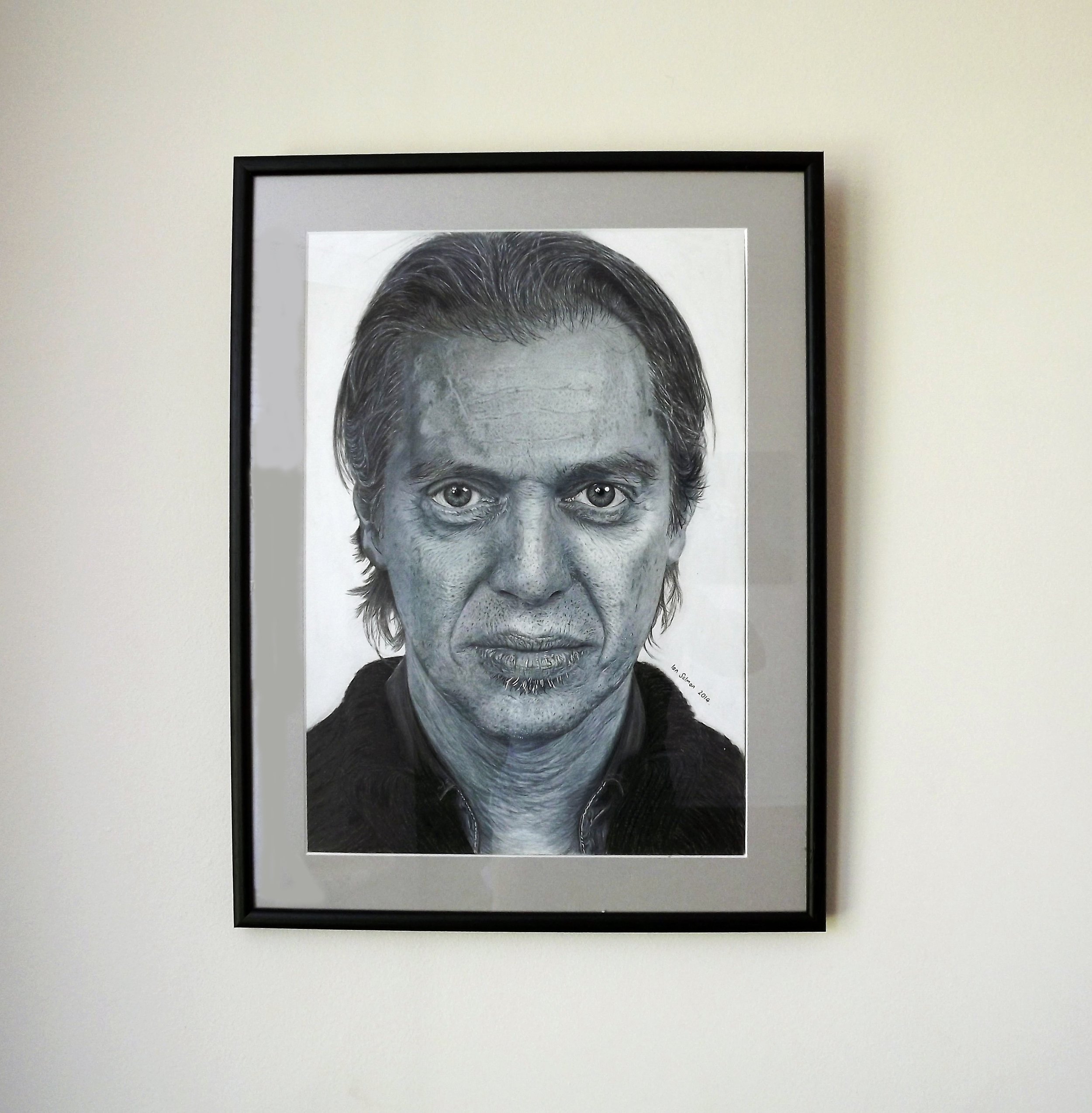Steve Buscemi Portrait Drawing - Ian Salmon Art