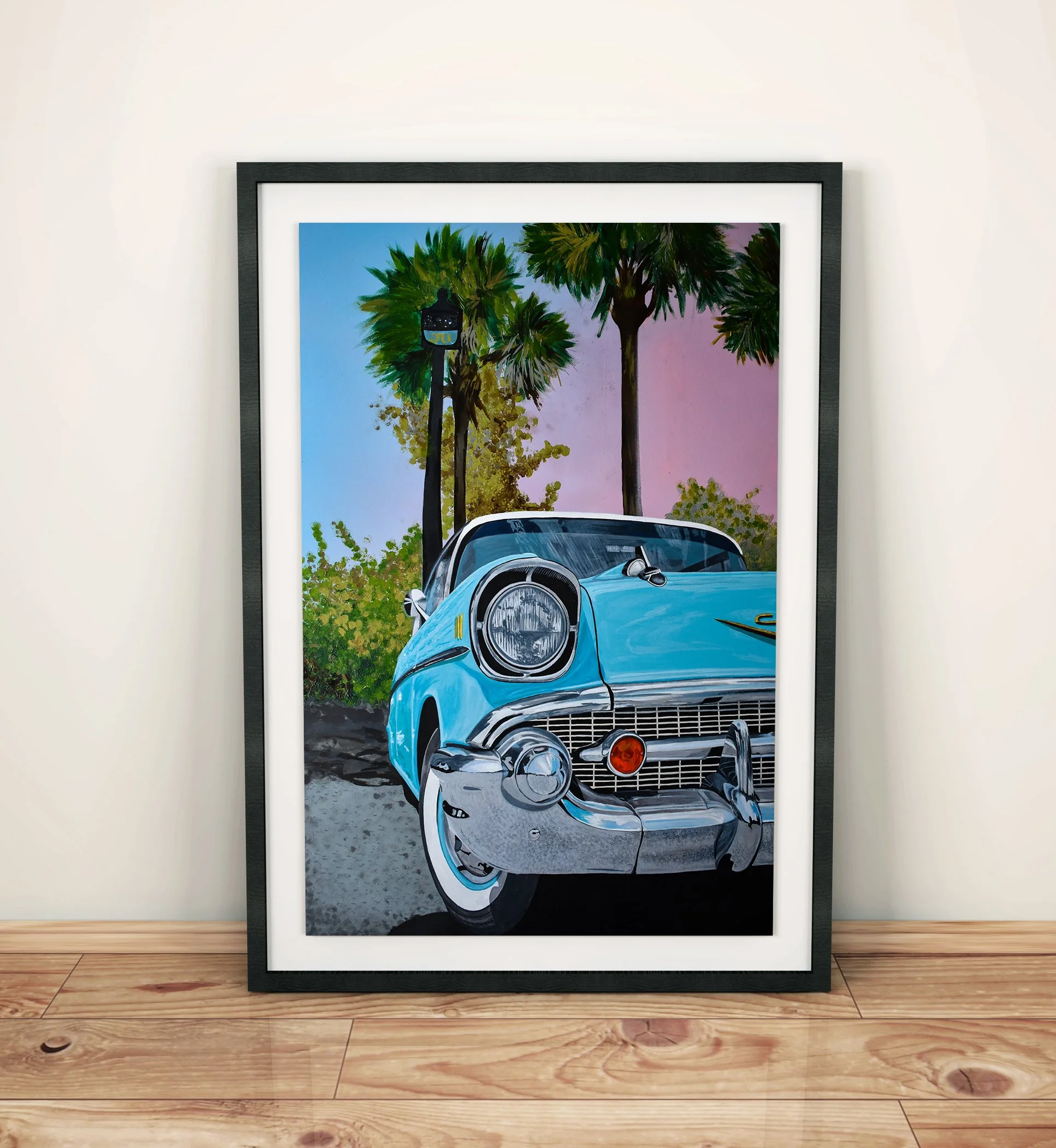 Ian Salmon Art - Chevy 57 Limited Edition Print