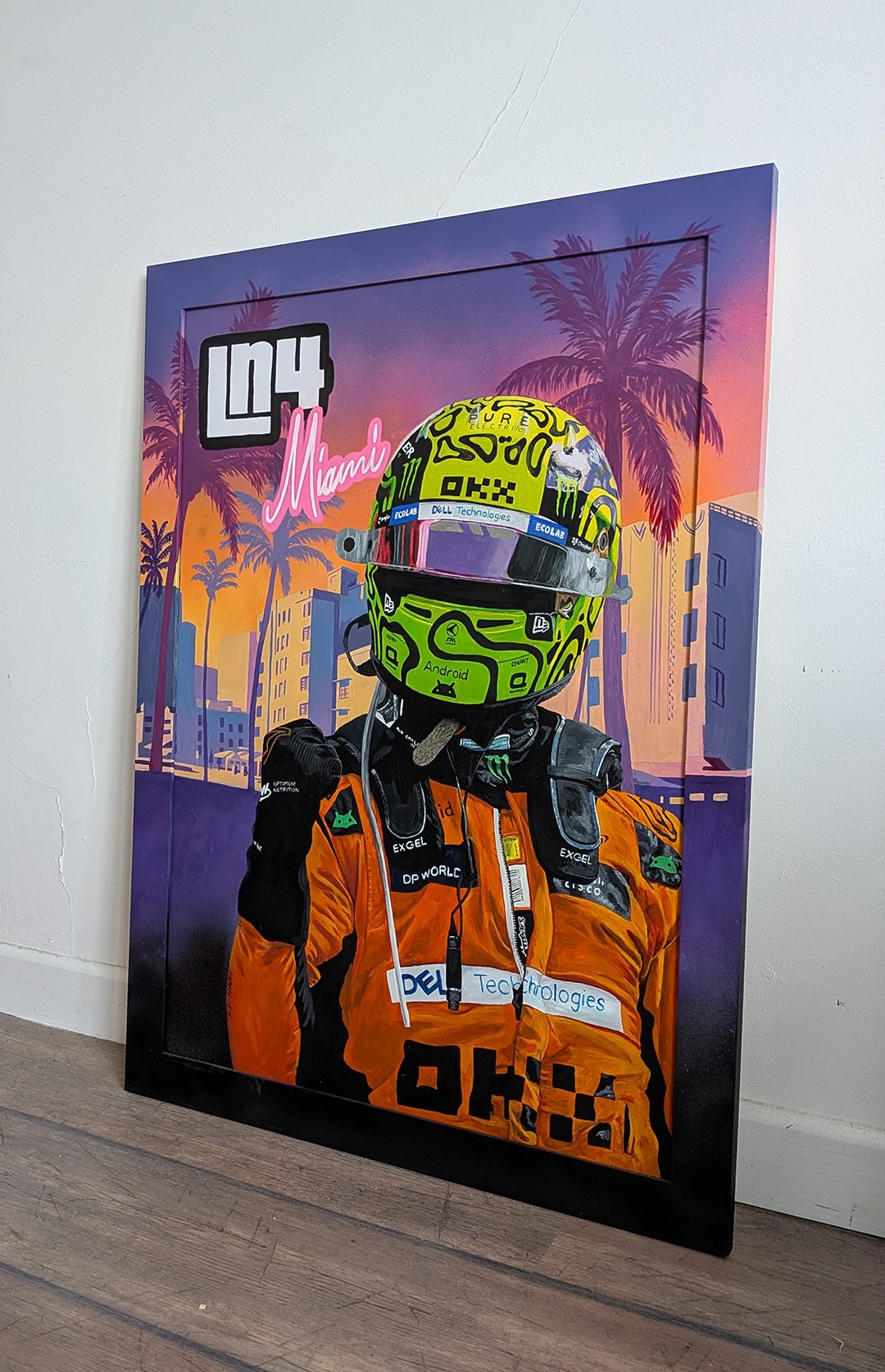 Lando Norris 2024 Miami win - Painting/Embellished Edition