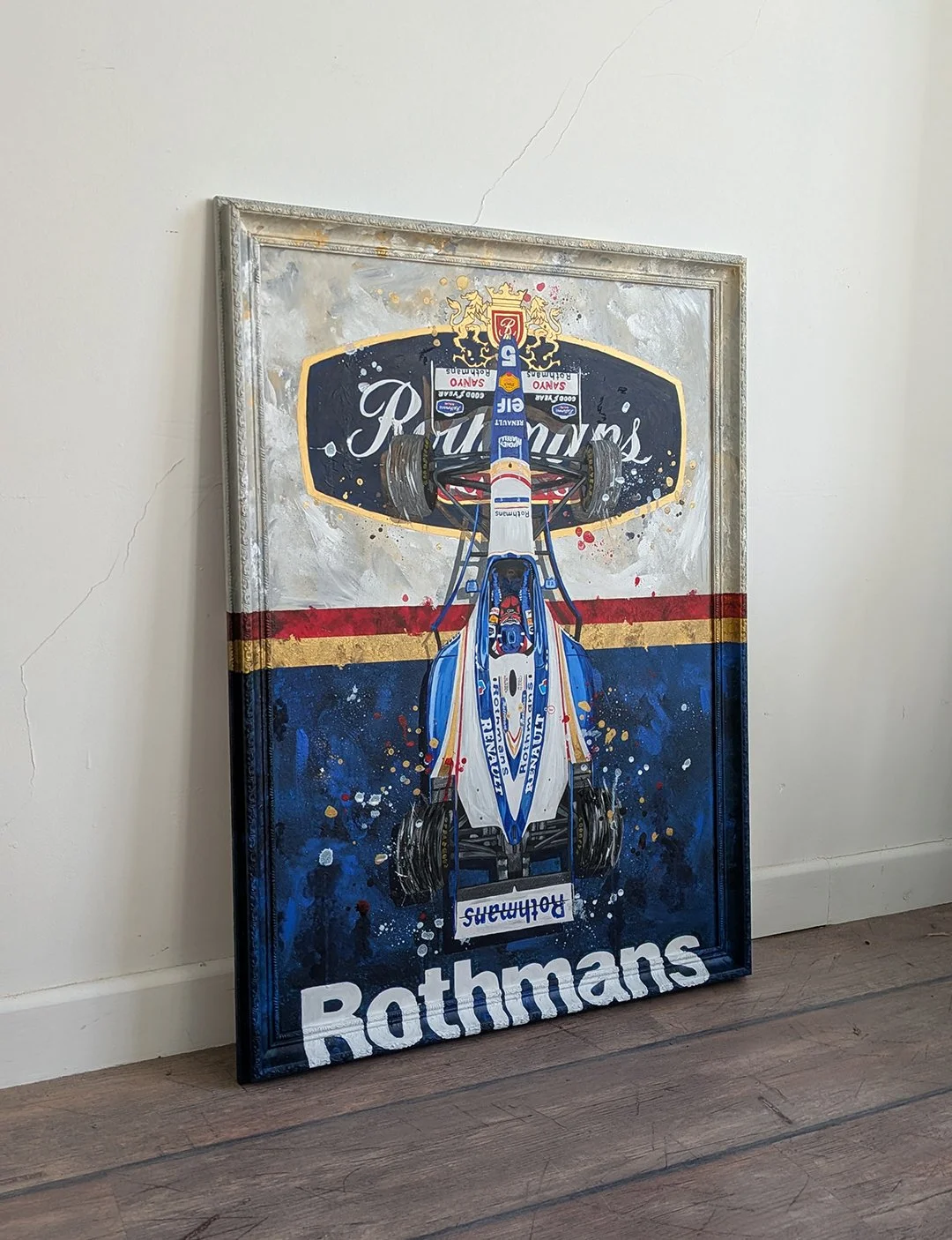 Damon Hill 1996 Williams FW18 F1 - Original Painting