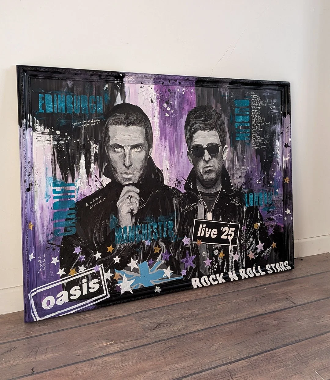 Oasis Live 25 - Limited Edition print - Ian Salmon Art