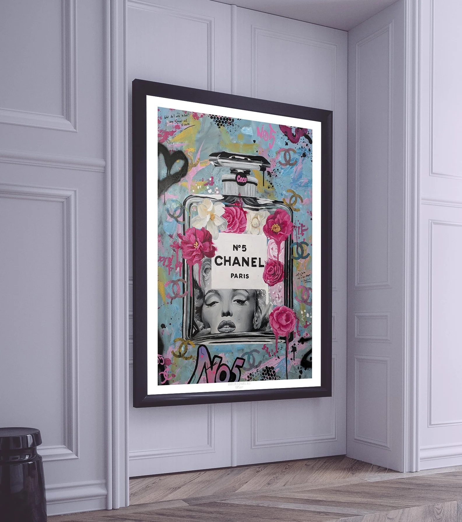 Marilyn Monroe X Chanel no5 - Limited Edition Print - Ian Salmon Art