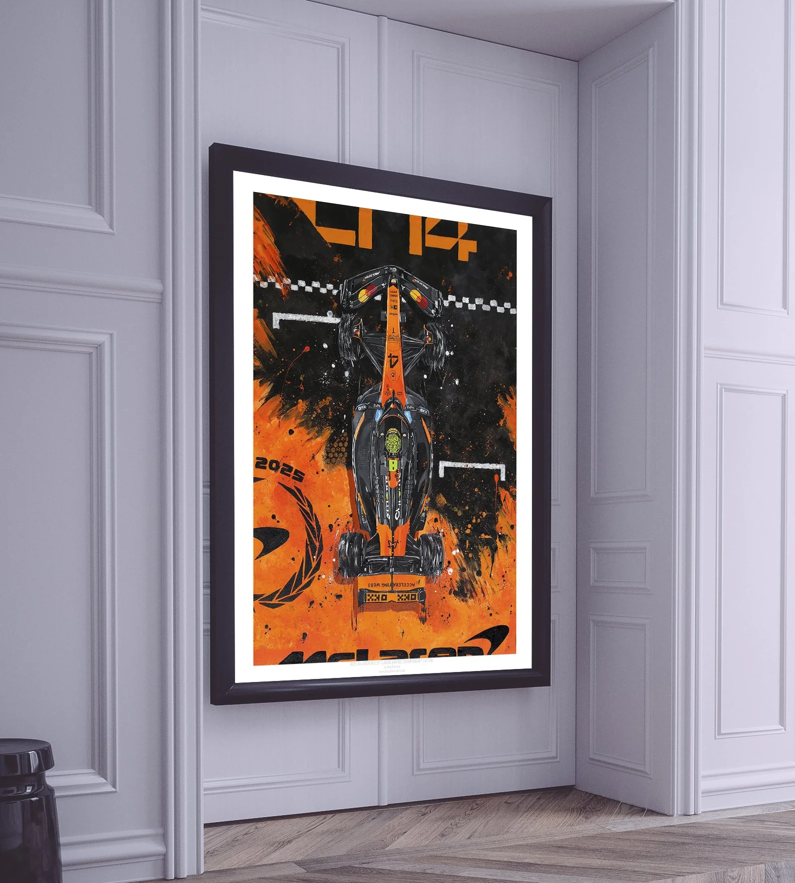 Lando Norris 2025 Championship Edition McLaren MCL39 F1 - Limited Edition Print
