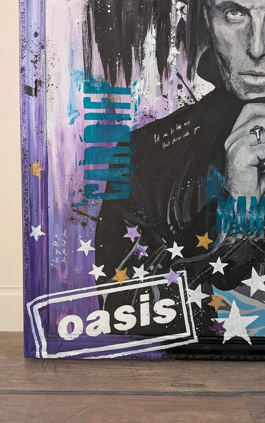 Oasis Live 25 - Limited Edition print - Ian Salmon Art