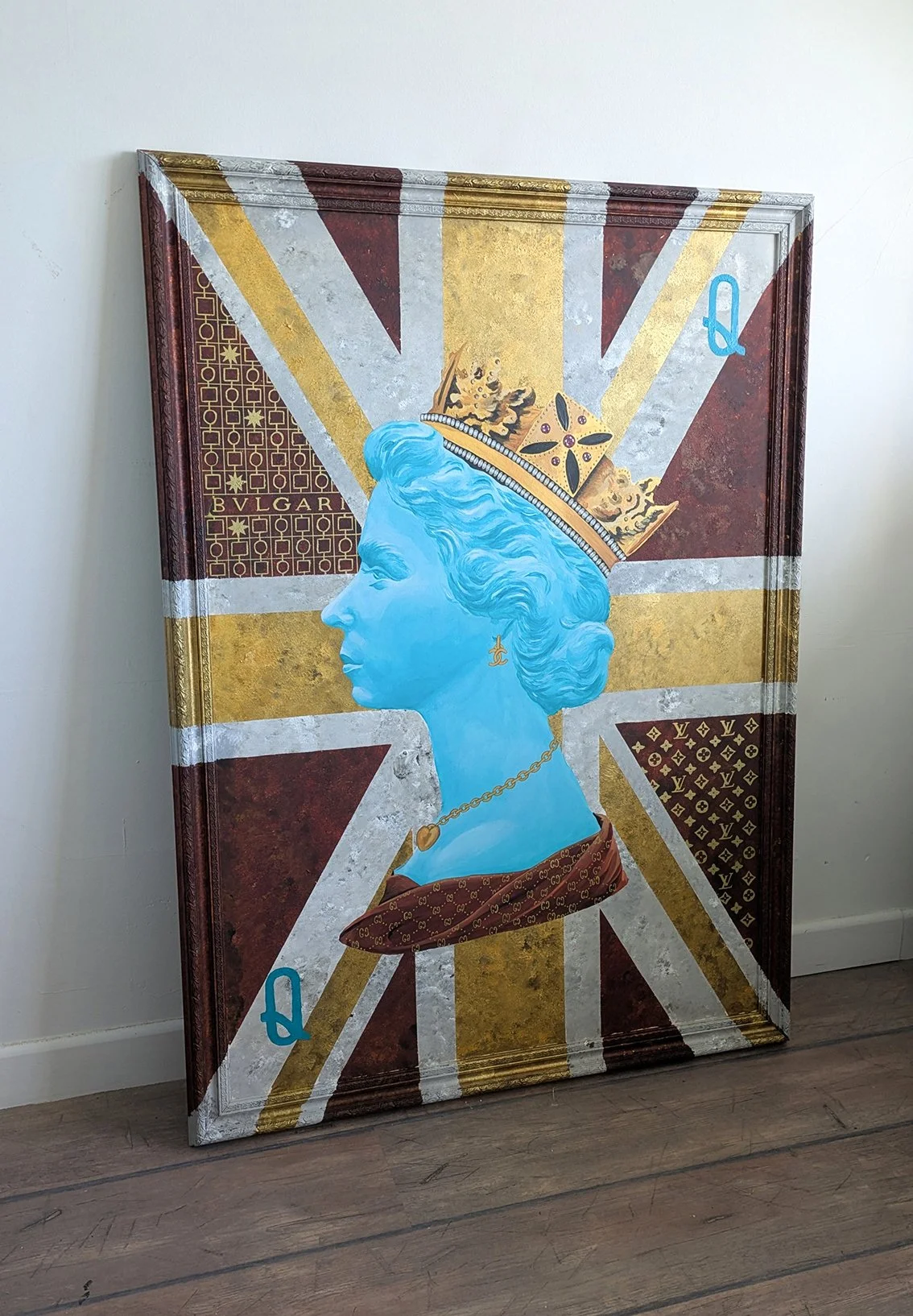 Ian Salmon Art - Queen of Bond Street Elizabeth II limited edition print