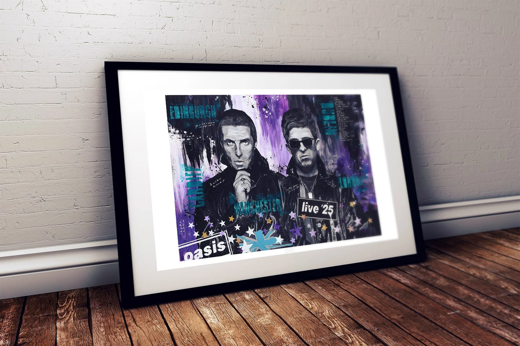 Oasis Live 25 - Limited Edition print - Ian Salmon Art