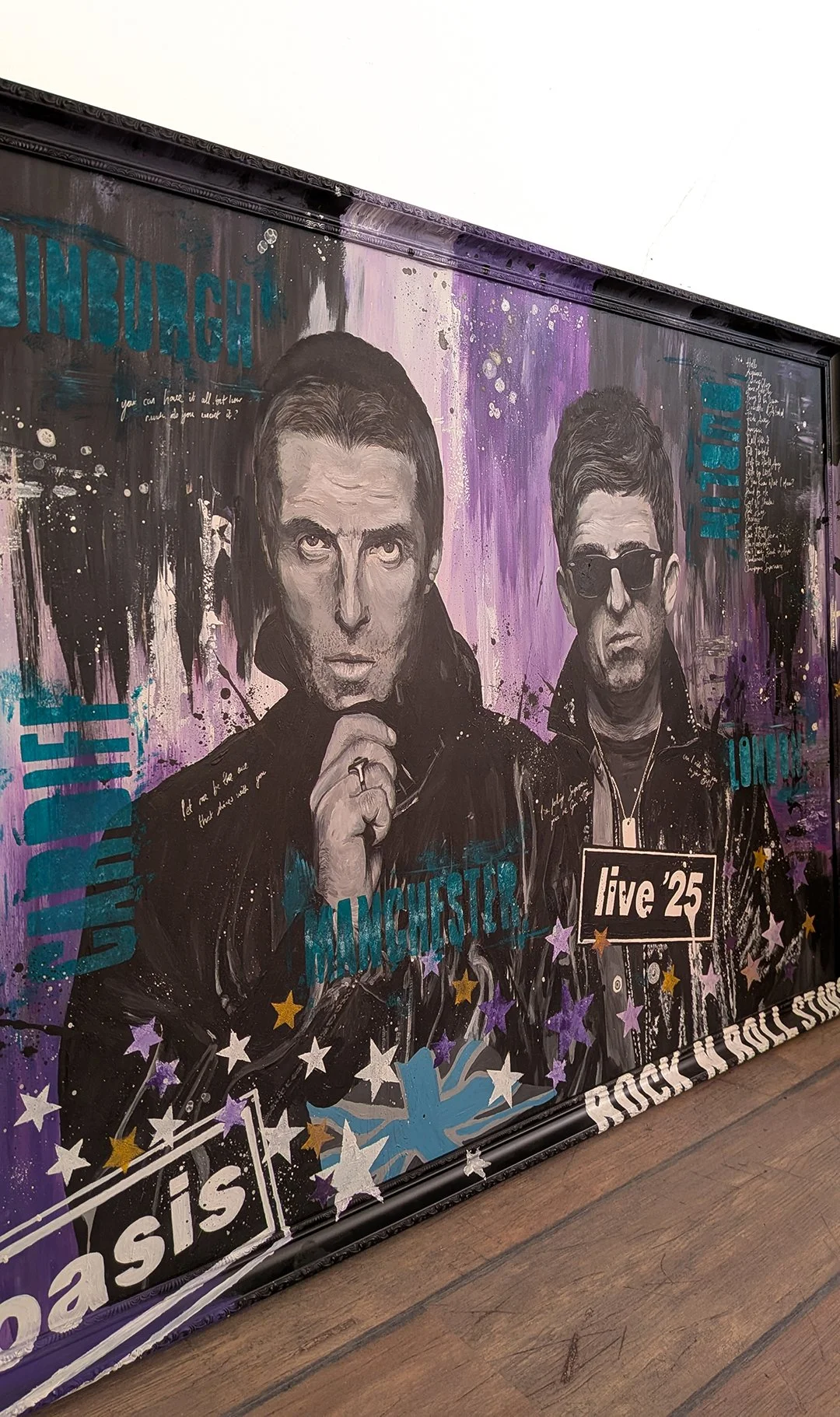 Oasis Live 25 - Limited Edition print - Ian Salmon Art