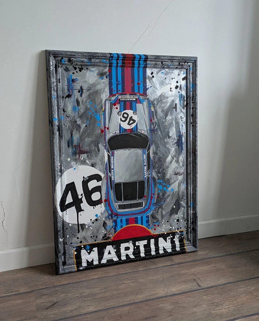 Porsche 911 Carrera 3.0 RSR Martini Racing - Original Painting - Ian Salmon Art