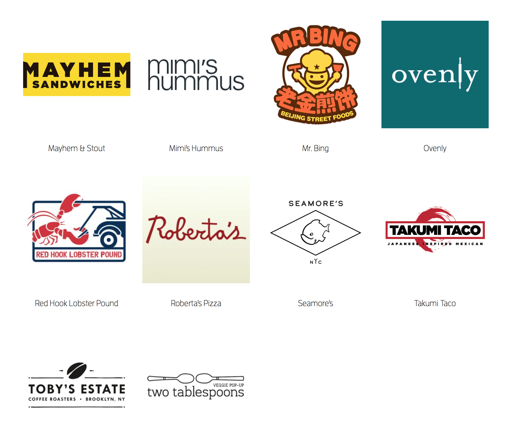 A selection of just some of the vendors…