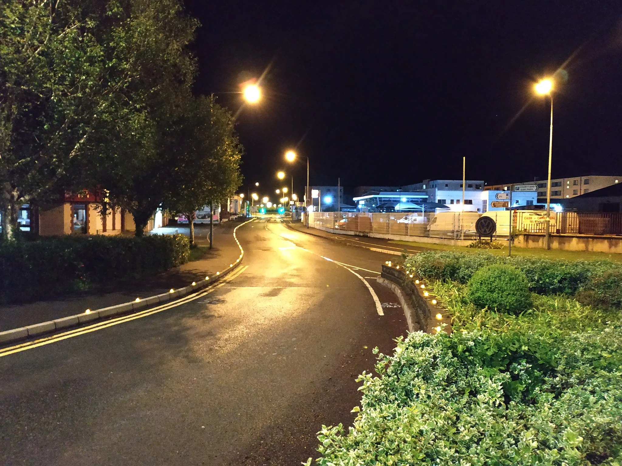 Volunteers did an amazing job with the lights