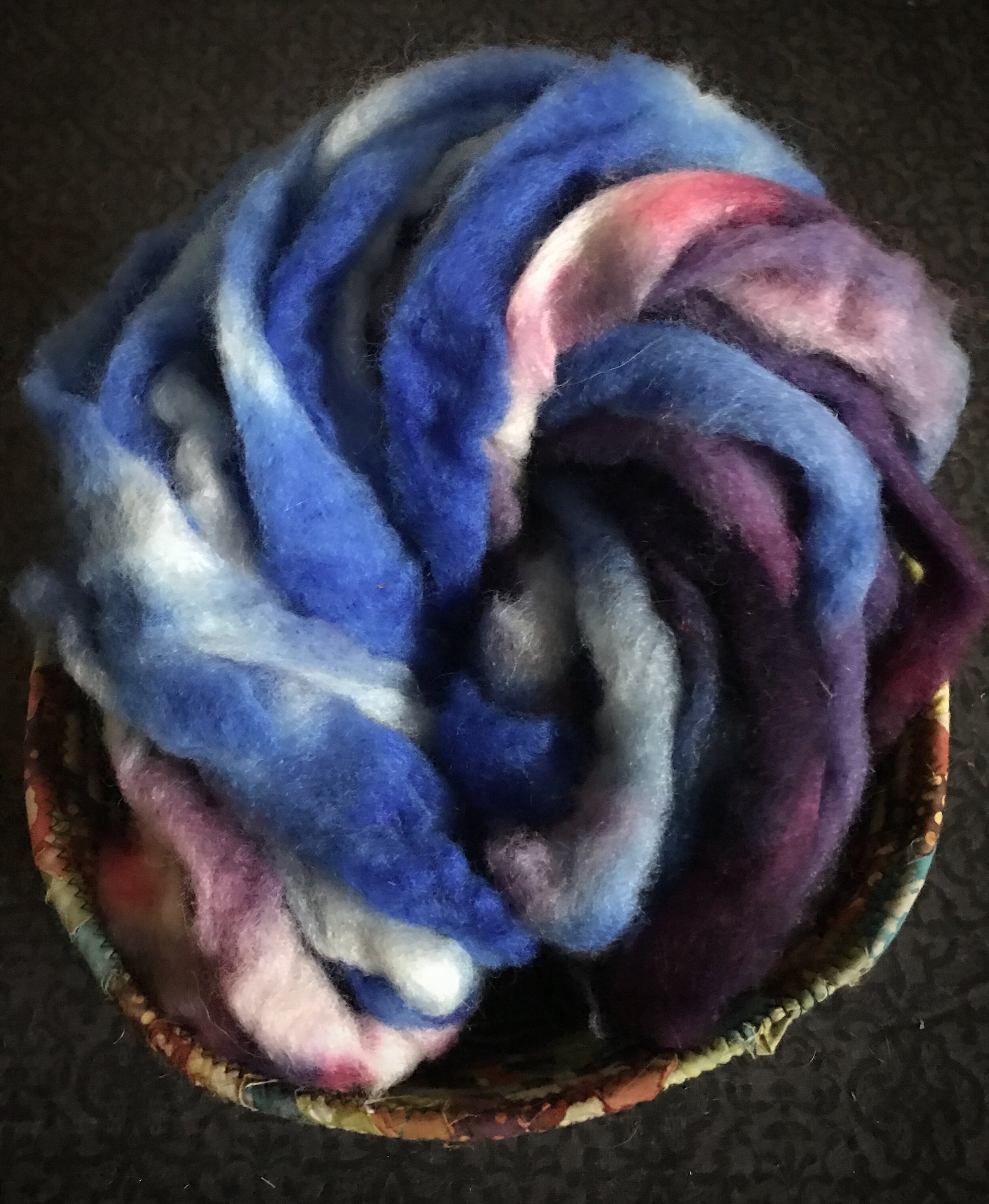 Hand Dyed Finn Roving