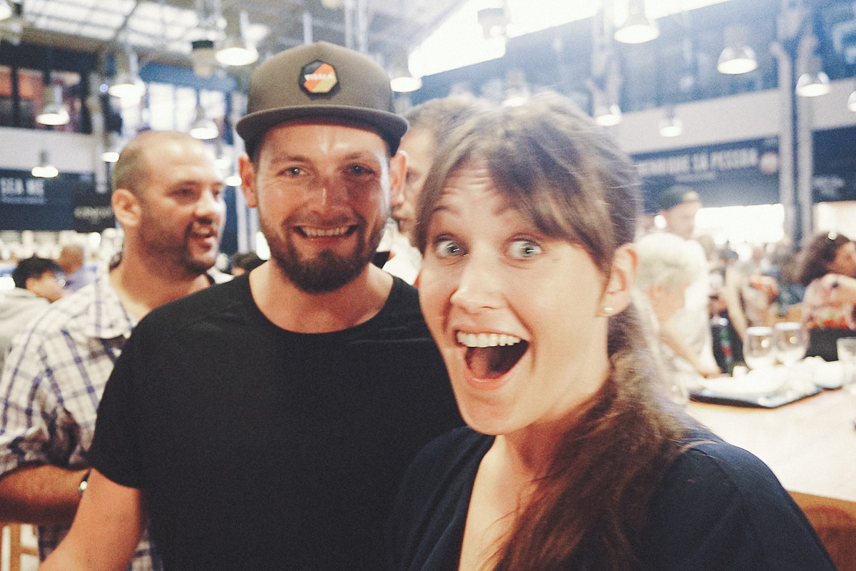 This is how excited I get about food. 📷 Janneke