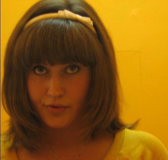 That hair though. Mirror selfie, Edinburgh, 2006.