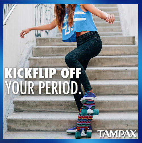 Land your tricks without a leak. #PowerOverPeriods