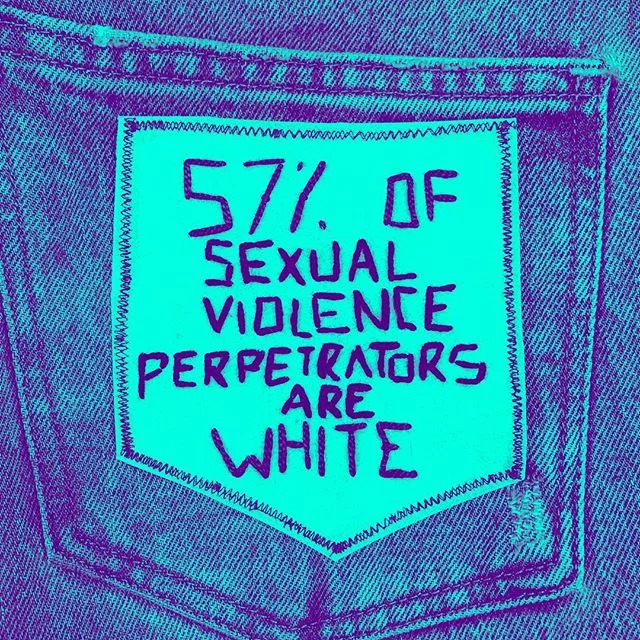 &lsquo;57% of sexual violence perpetrators are white.&rsquo; | @rainn .
.
.
#30daysofsaam .
.

@nsvrc @rainn .
#30daysofsaam 
#sexualviolenceawareness #nsvrc @nsvrc @rainn #rainn #talkingtushies #sexualassault #raiseawareness #emmaduehr #pdx #psu #ps
