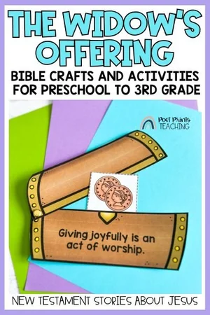 Offering Activity The Widow's Offering | Bible Lessons for Preschool and Bigger Kids ...