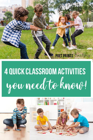 My 4 Favorite Activities in a Pinch