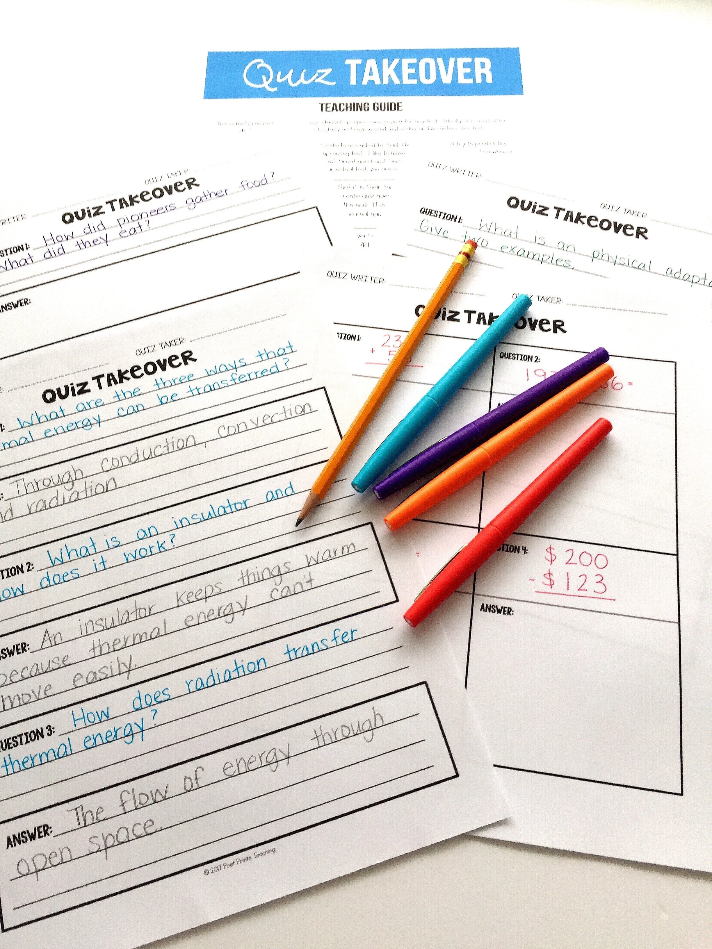 Test Review Activities for Third Grade — Poet Prints Teaching