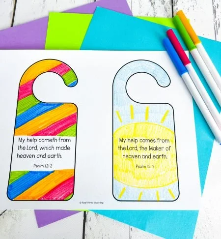 Psalm 121 Craft for Bigger Kids