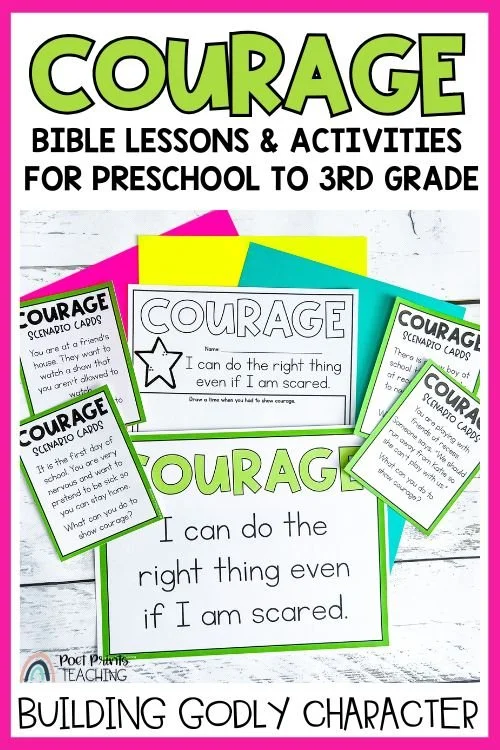 Courage Bible Lessons for Kids — Poet Prints Teaching