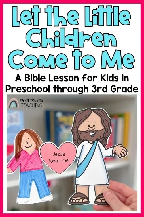 Jesus For Lesson Jesus and the Children - Bible Lessons for Kids — Poet Prints Teaching