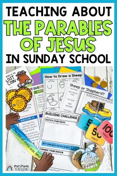 Parable Teaching Parables of Jesus Bible Lessons and Crafts for Kids — Poet Prints Teaching