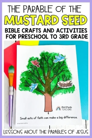 The Parable of the Mustard Seed - Bible Lessons for Kids — Poet Prints ...