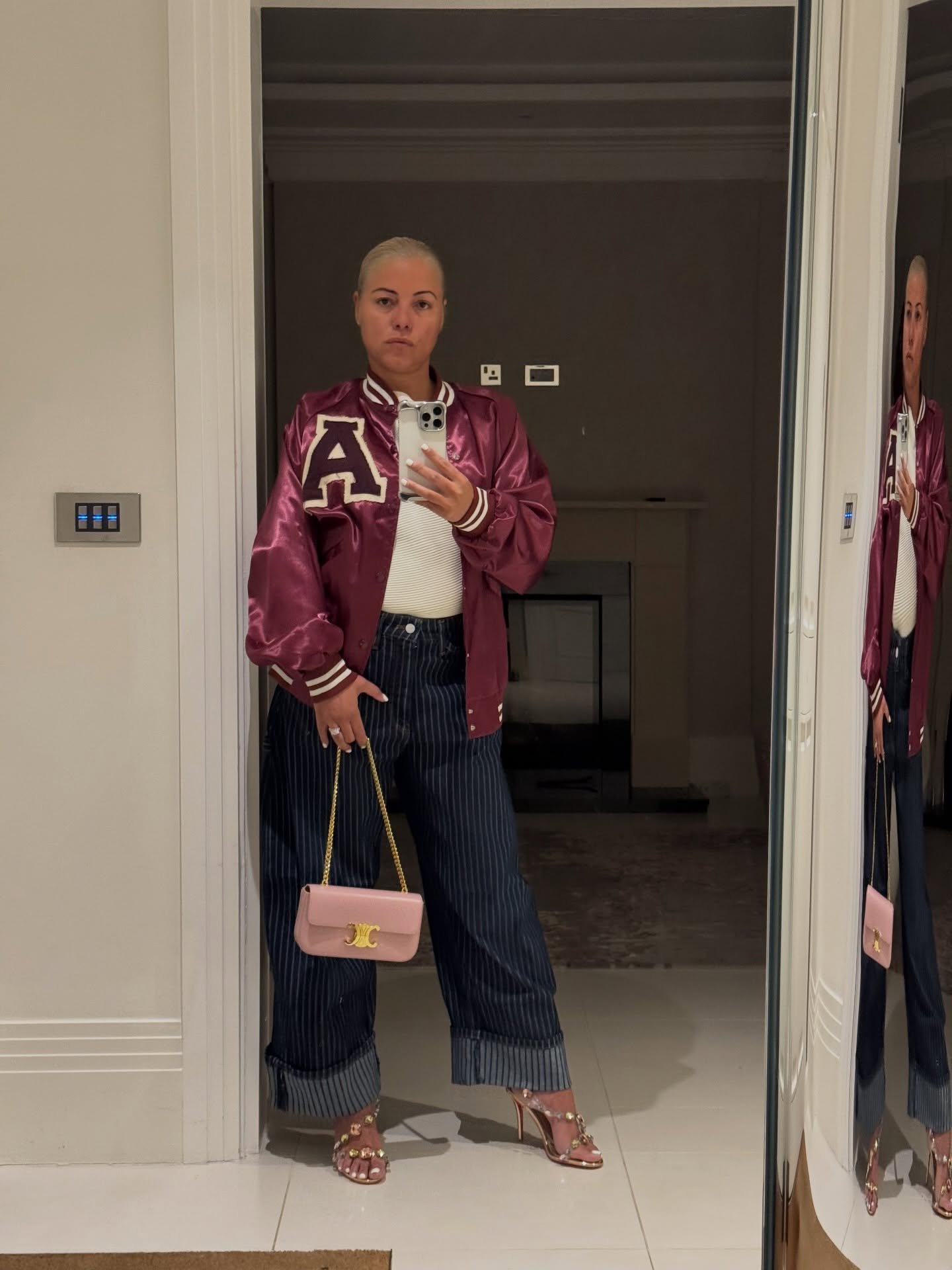 This is how I dress for a board meeting with investors.

Not to imitate.
Not to conform.
Not to dilute who I am in order to be taken seriously.

For decades, women were told that power looked a certain way.
It looked like a dark suit.
It sounded like