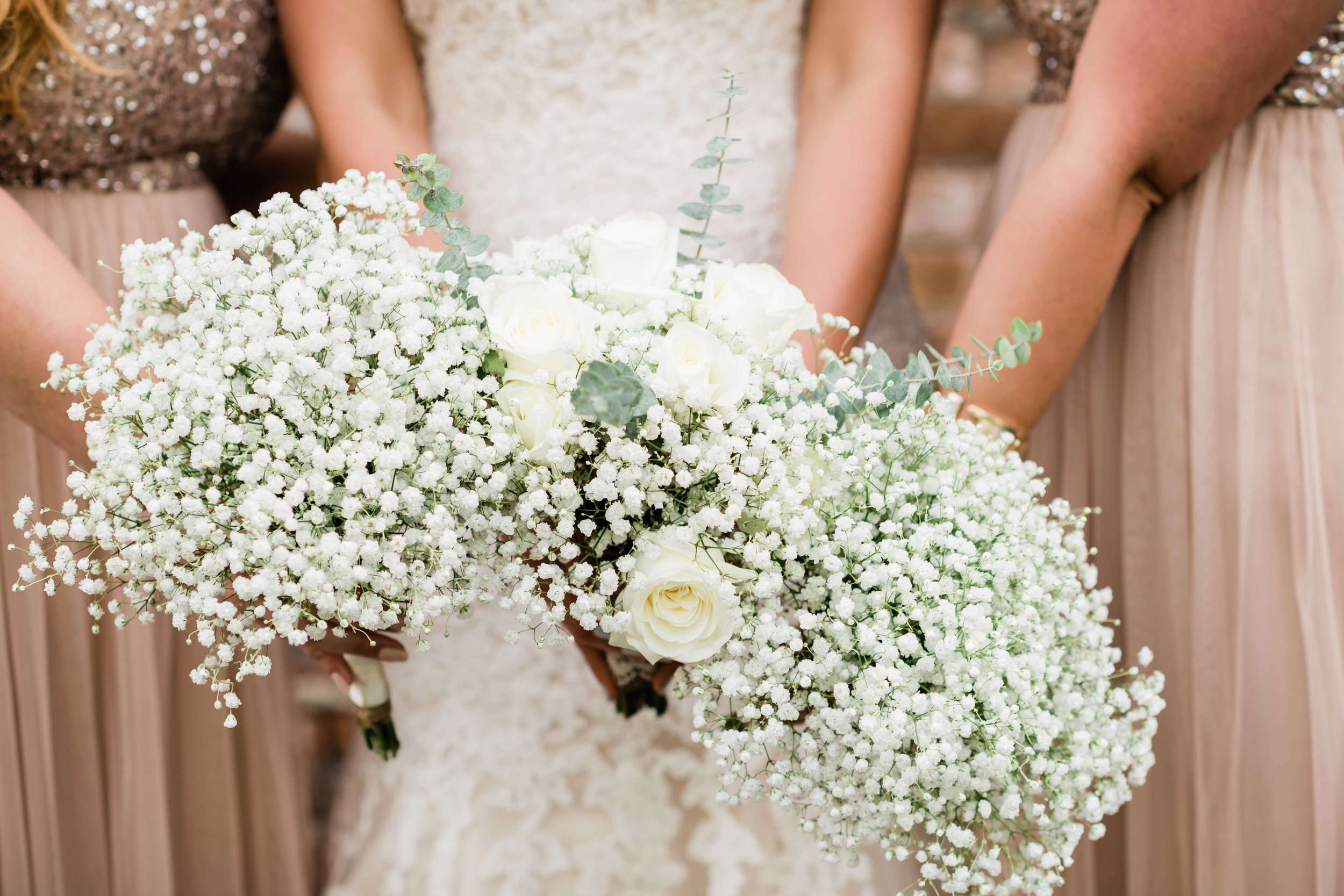 Baby's breath bouquets