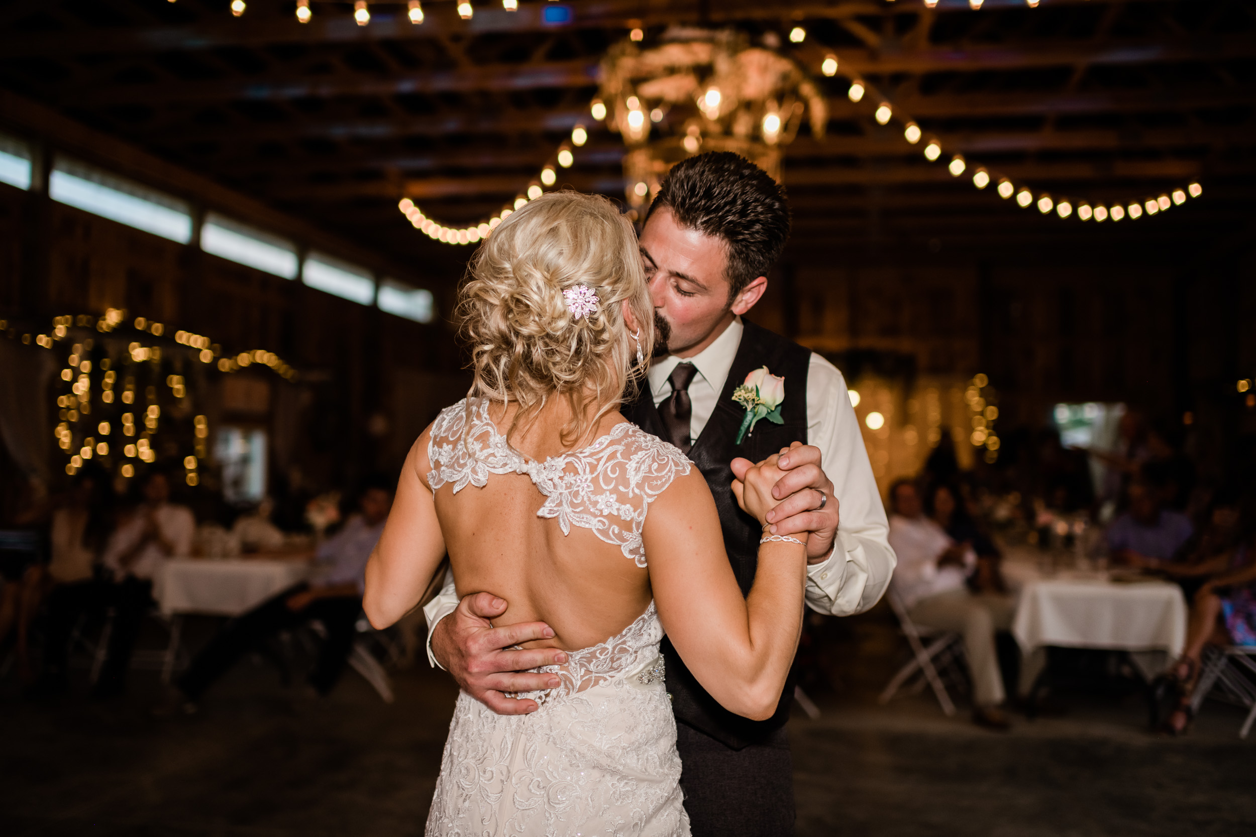 Bride and groom's first dance