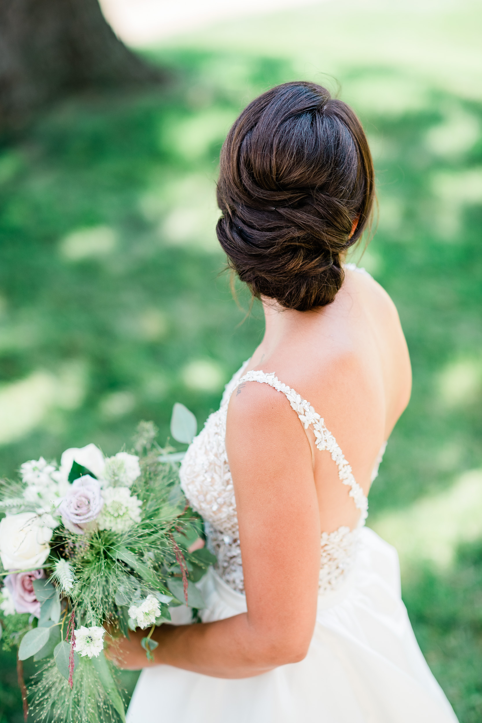 Bridal updo