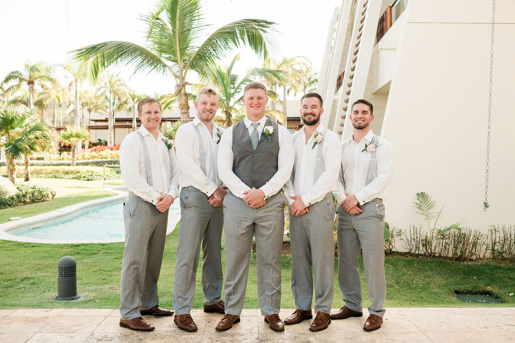 Groom and groomsmen