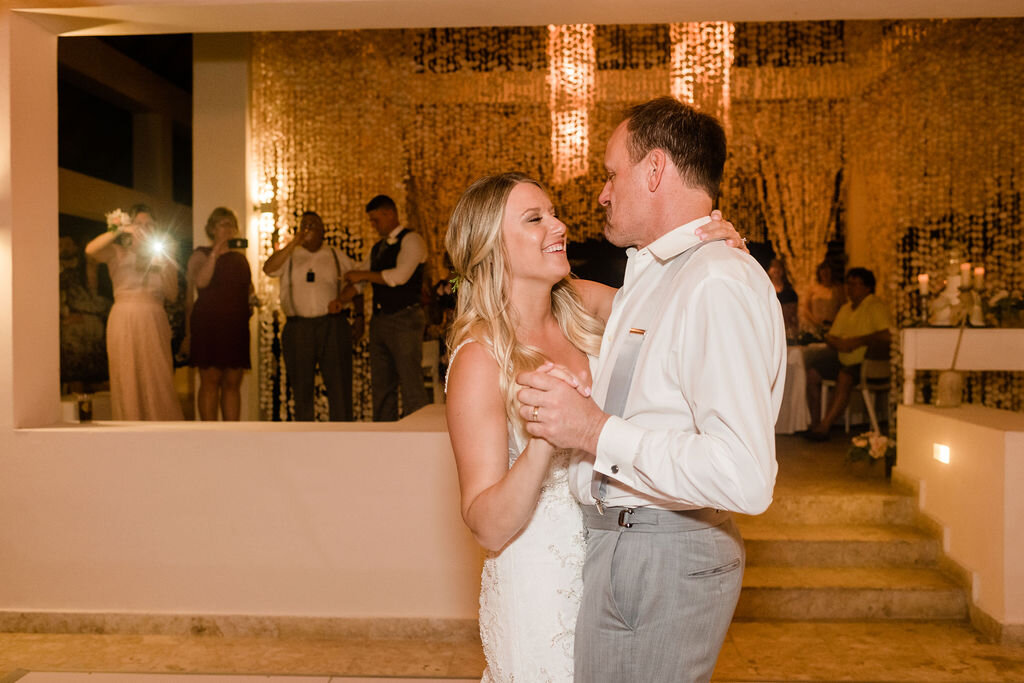 Bride dancing with her father