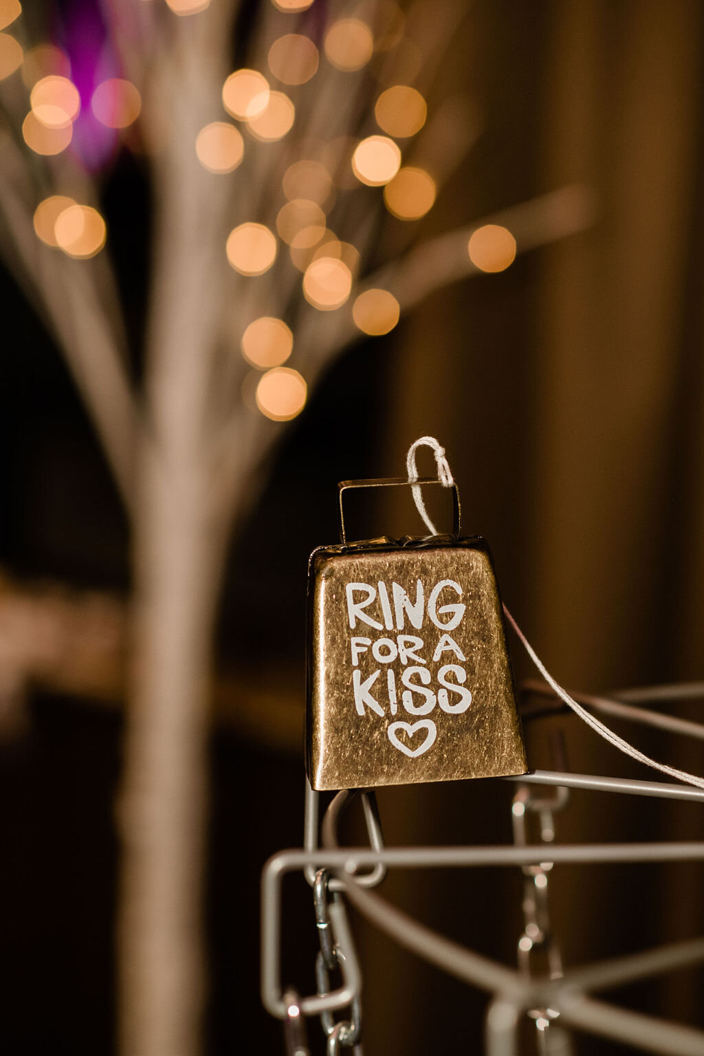 Bell that says Ring for a Kiss