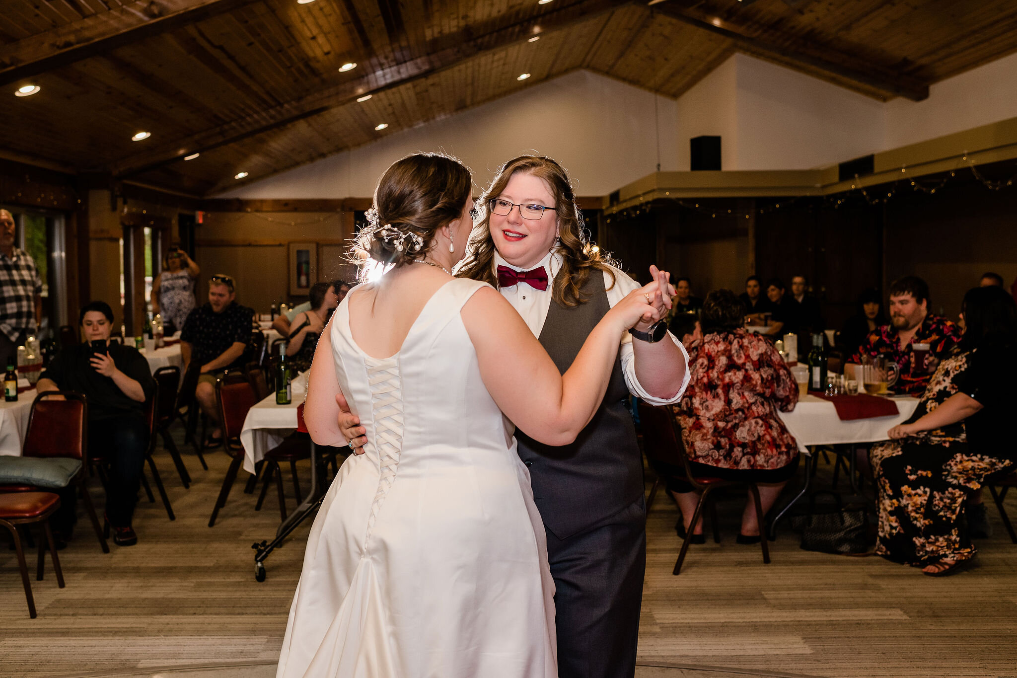 Bride and bride's first dance