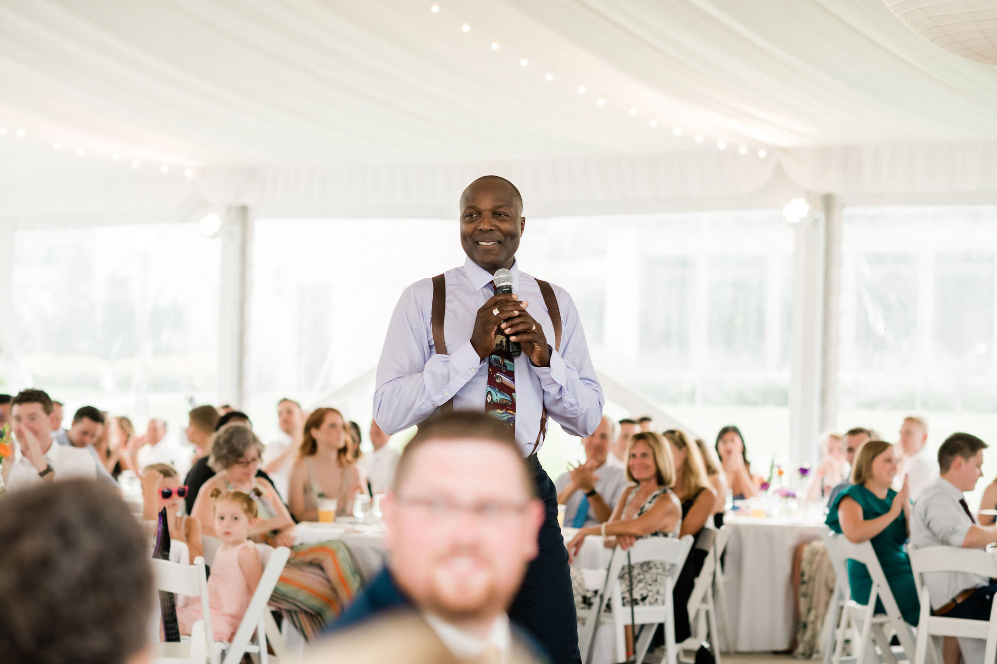 Father of the bride speaking