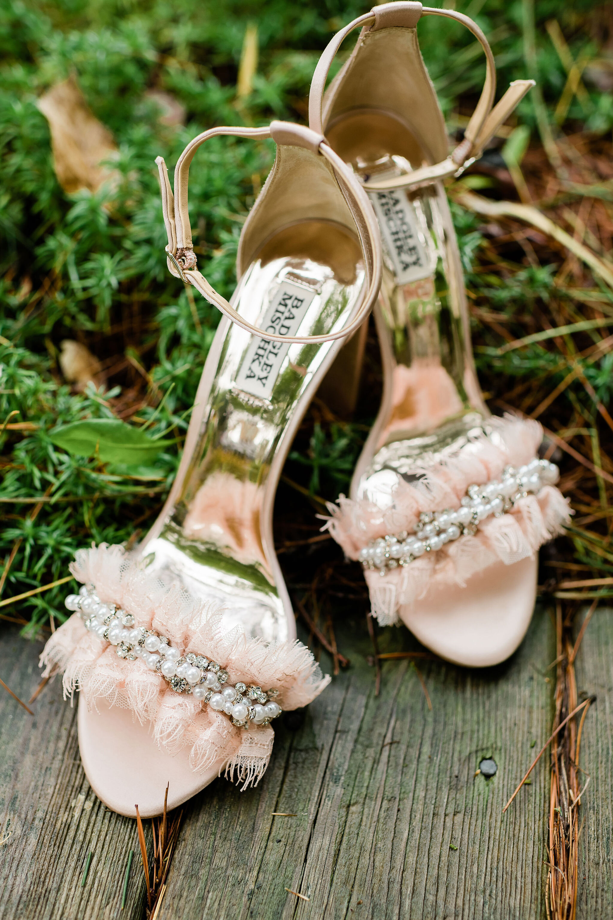Badgley Mischka bridal shoes