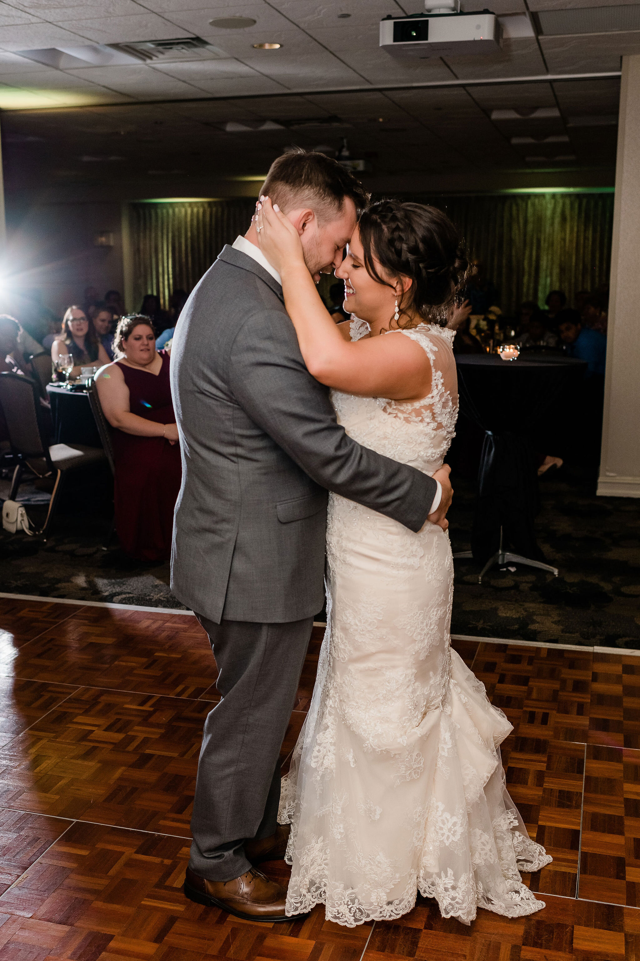 Bride and groom's first dance