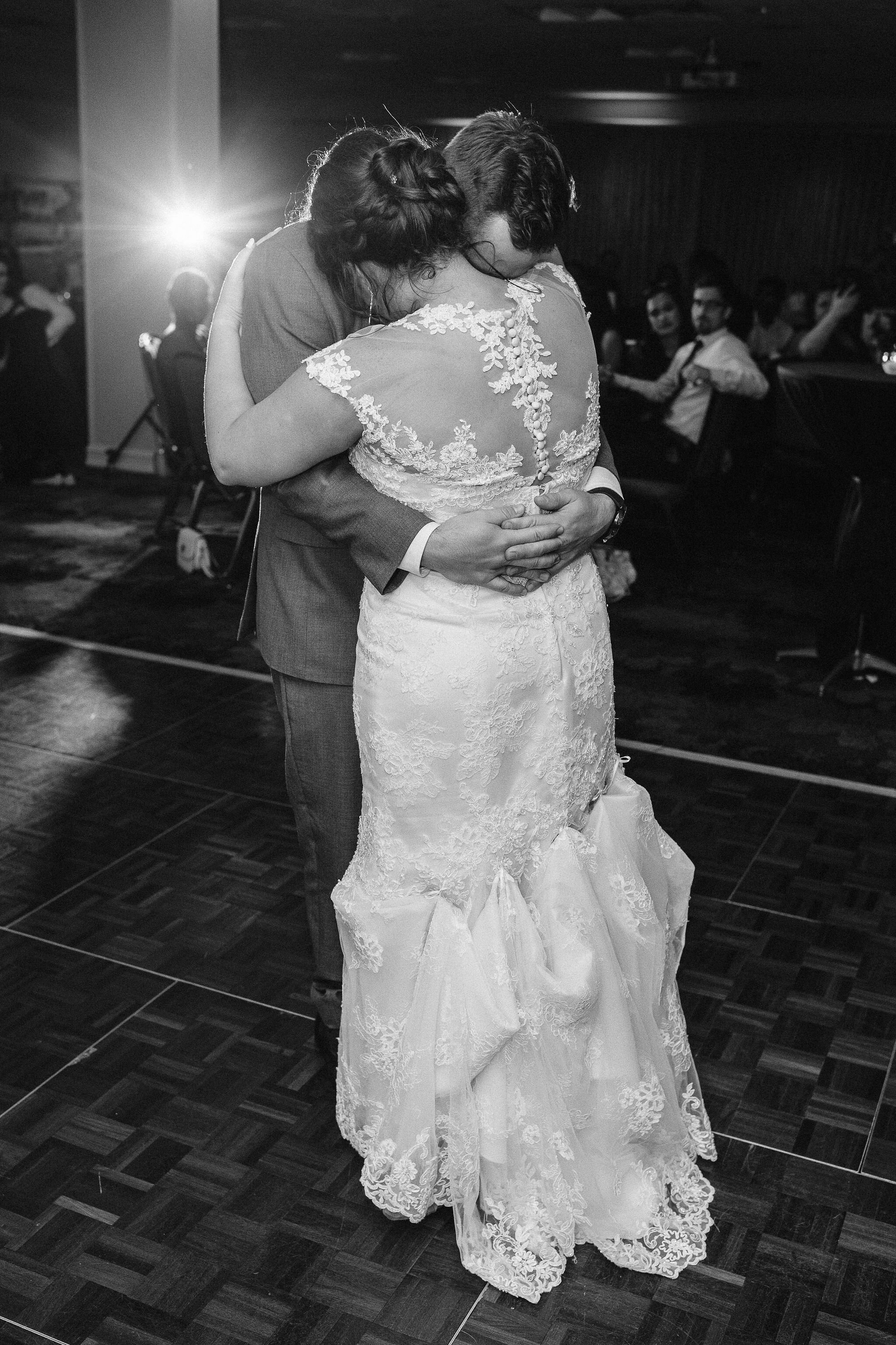 Bride and groom's first dance