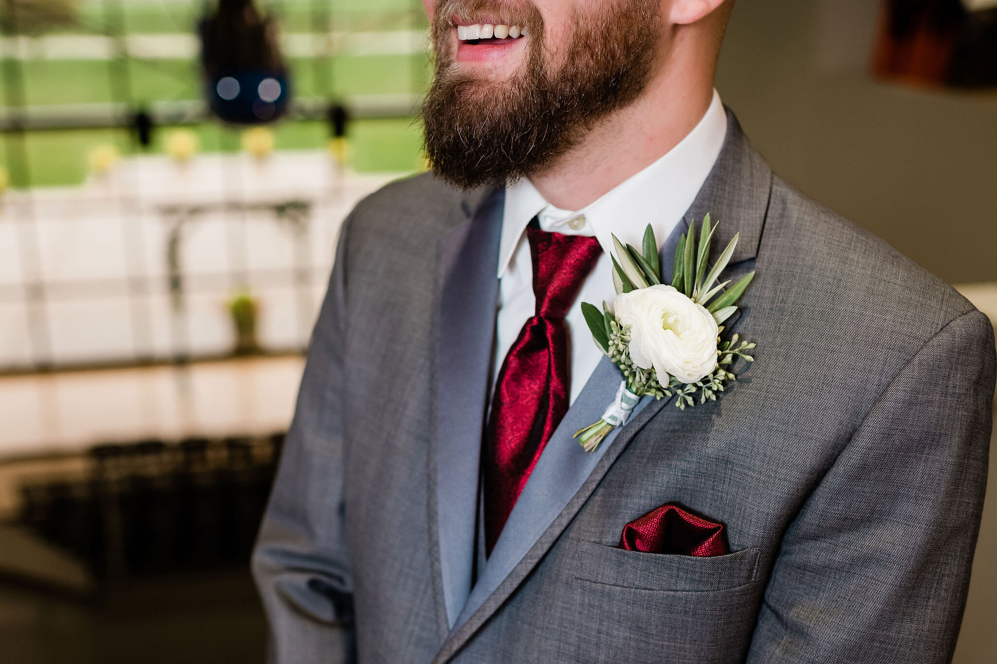 Groom's boutonniere