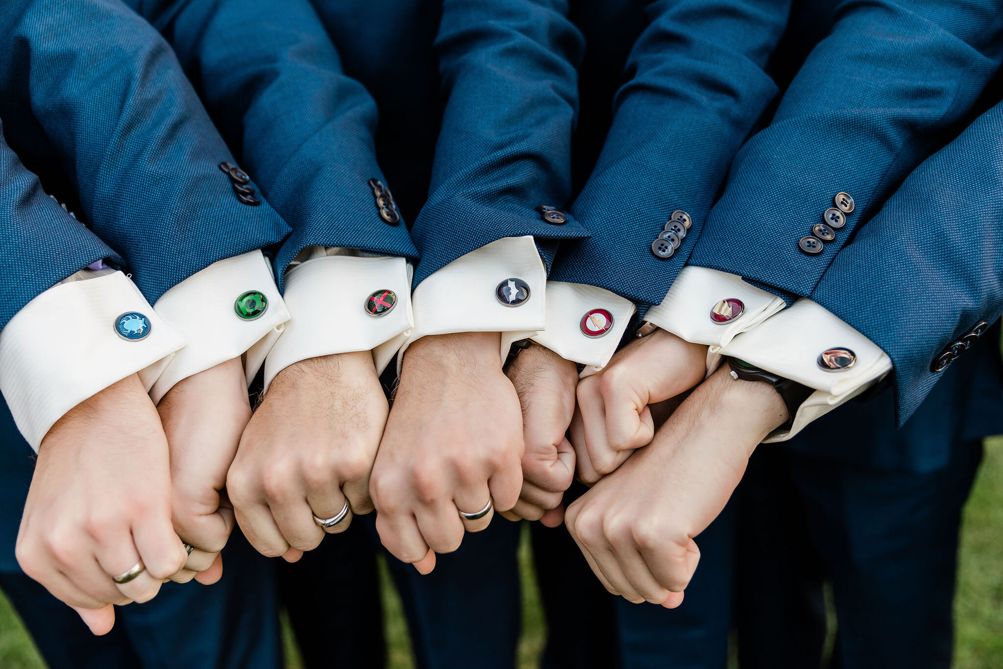 Groom and groomsmen cufflinks